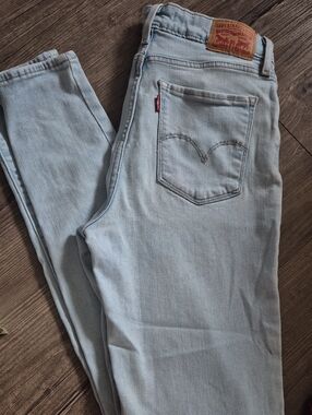 Levi's Pale Blue Skinny Jeans for Women